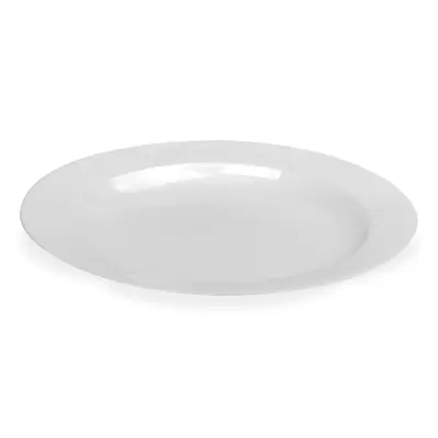 Farfurie din plastic 22 cm, plata, culoare alb 0172sp