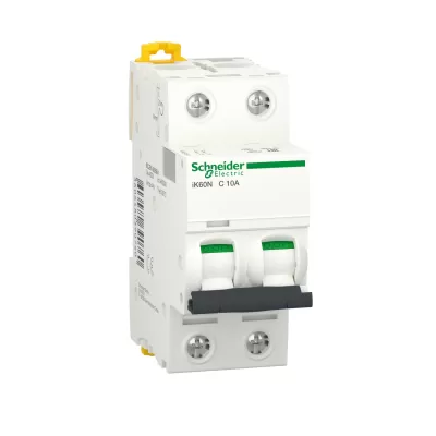 Acti9 intreruptor miniatura c 10a 2p ik60n schneider