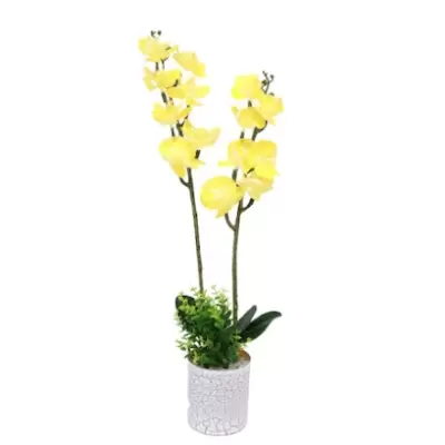 Flori artificiale tip orhidee in ghiveci si cu leduri a11264