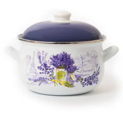 Jug cratita email cu capac gr2400b