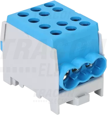 Clema derivatie fixare pe sina albastru 125a 6-35mmp tracon