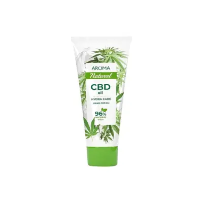 Crema pentru maini cu ulei de canabidiol 75 ml aroma natural