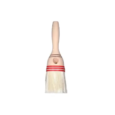 Perie giroscopica cu maner din lemn fir nylon 9 cm