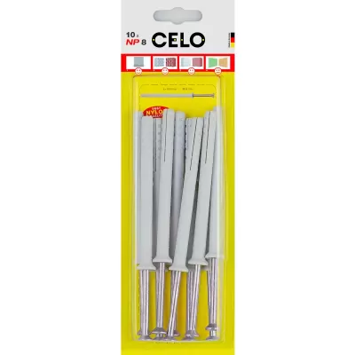 Diblu rapid cu surub np 10pcs celo - 6*80mm