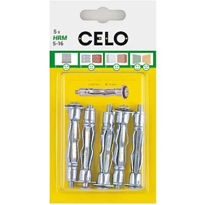 Ancora din metal pentru gips-carton hrm 5pcs celo - 6*16mm