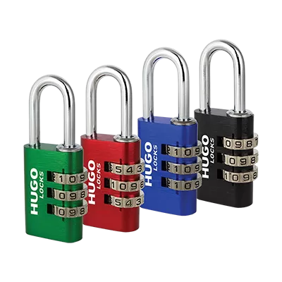 Lacat din aluminiu cu cifru pa-20 albastru hugo 60306 - 20mm