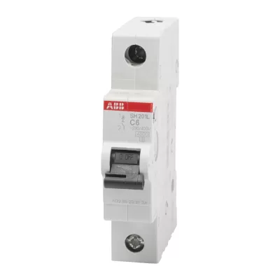 Intreruptor automat 6a 1p c 4.5ka abb - sh201-l