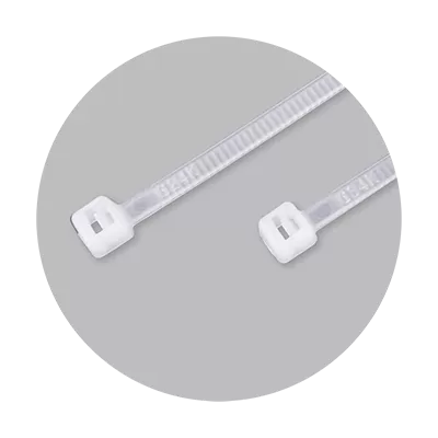 Set fasete din plastic albe 100pcs benman 70771 - 3.6*300mm
