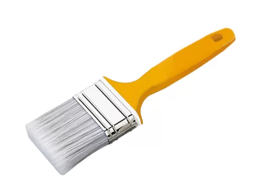 Pensula lata unistar maner din plastic galben color expert - 70m