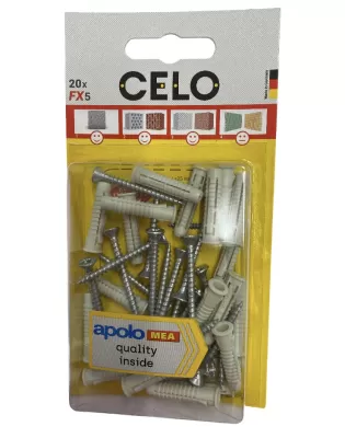 Diblu universal fx 5*25mm + holsurub 3.5*35mm celo - 20pcs
