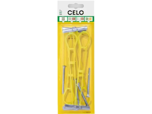Diblu basculant cu piesa met filet + surub 4pcs celo - 5*62mm