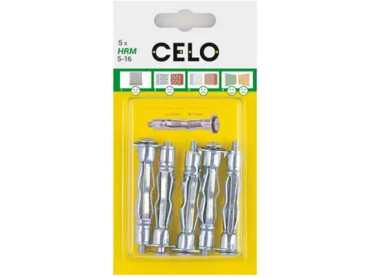 Ancora din metal pentru gips-carton hrm 5pcs celo - 4*24mm