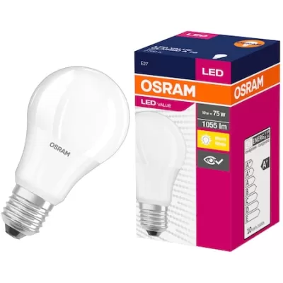 Bec led osram e27 10w-1055lm lumina calda clasa energetica osram