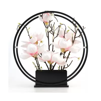 Flori artificiale tip orhidee in ghiveci si cu rama metalica div