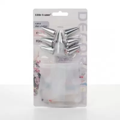 Punga pentru ornat din silicon cu accesorii a13355