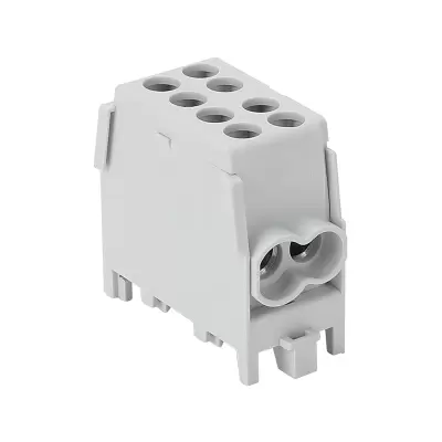 Clema derivatie cu fixare pe sina culoare gri 2.5-25mmp 101a