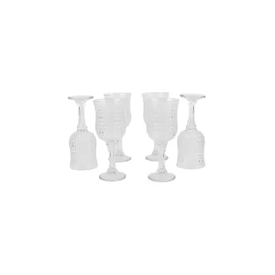 Pahare din sticla cu picior 6 buc/set sofia