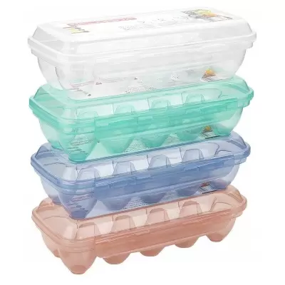 Suport pentru 10 oua, din plastic, diverse culori