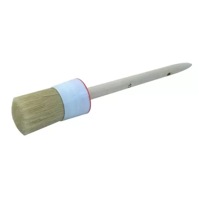 Pensula cu cap rotund maner din lemn nr8 painttech - 25cm