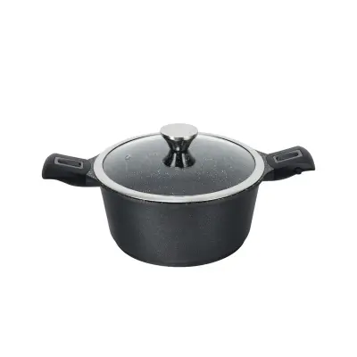 Cratita cu maner detasabil, 6.5litri, aluminiu turnat, 28cm gm 1