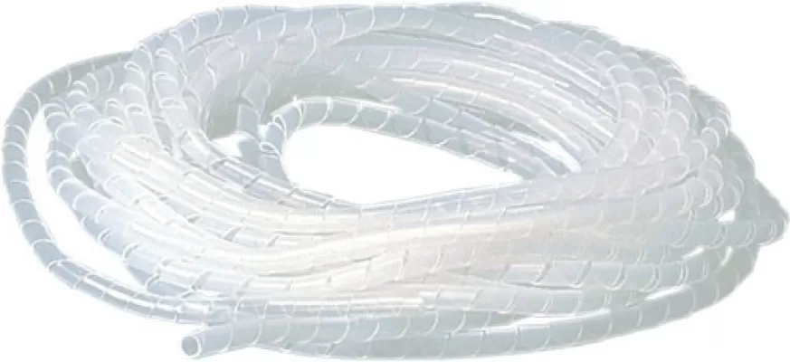Set banda spirala alba pentru legat cabluri natur 4-20mm tracon 