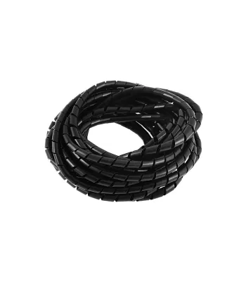 Set banda spirala neagra pentru legat cabluri natur 7-40mm traco