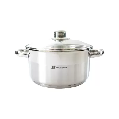 Cratita din inox cu capac 22 cm 4 l schmitter