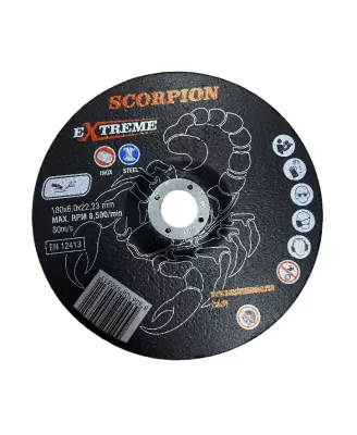 Disc lamelar pentru slefuire metal scorpion extreme - 180*6*22.2