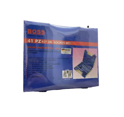 Trusa profesionala scule cu 41 piese tubulare cromate kj-4200 bo